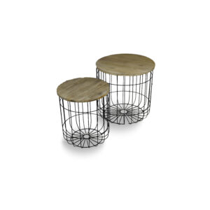 Wire Side Table Set