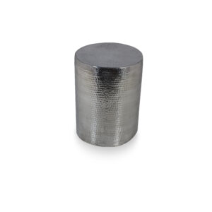 Chrome Cylinder Side Table