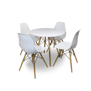 White Eames Cafe Set