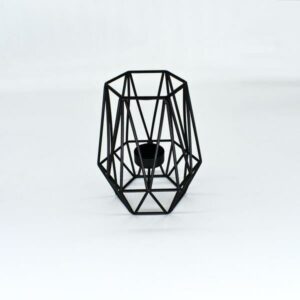 Large Geometric Candle Holder