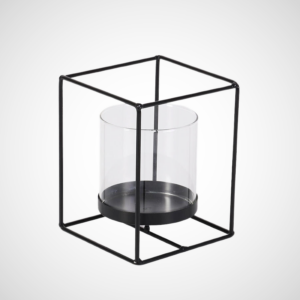 Metal Prism Candle Holder
