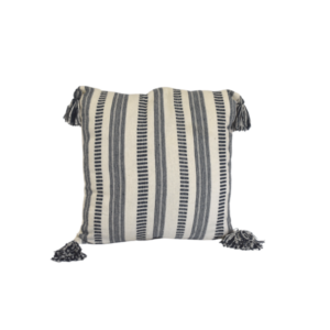 Blue Tassle Scatter Cushion