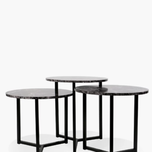 Marble Nested Side Table Set