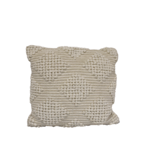 White Jute Scatter Cushion