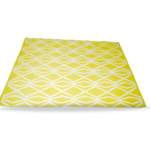 Yellow Patterned Rug
