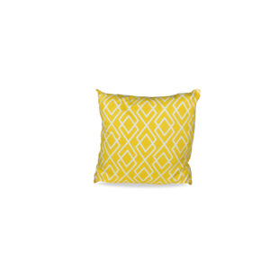 Yellow Patterned Scatter Cushion