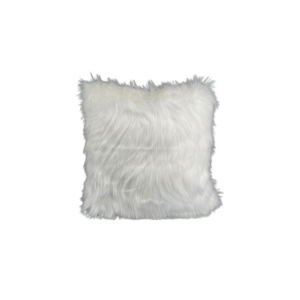 Fluffy Scatter Cushion - White
